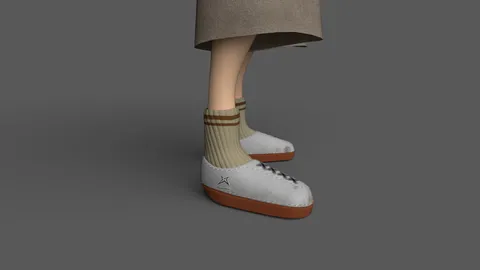 Boy Character, Shoe Detail